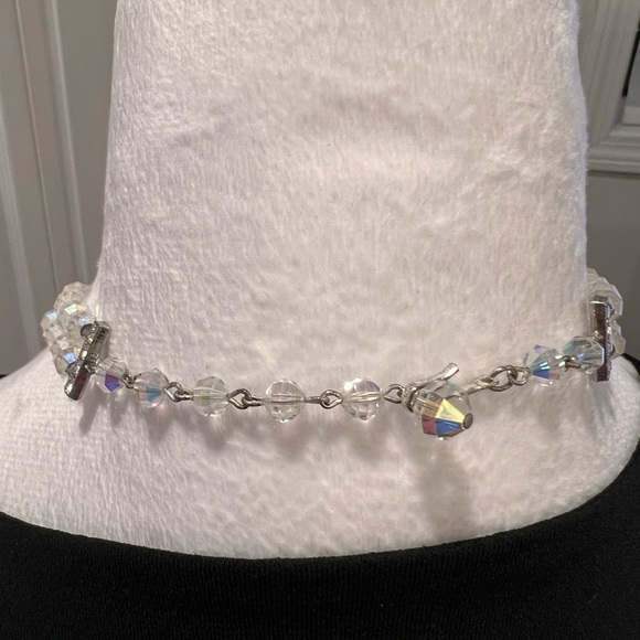 Crystal Multi Strand Necklace - Picture 4 of 8